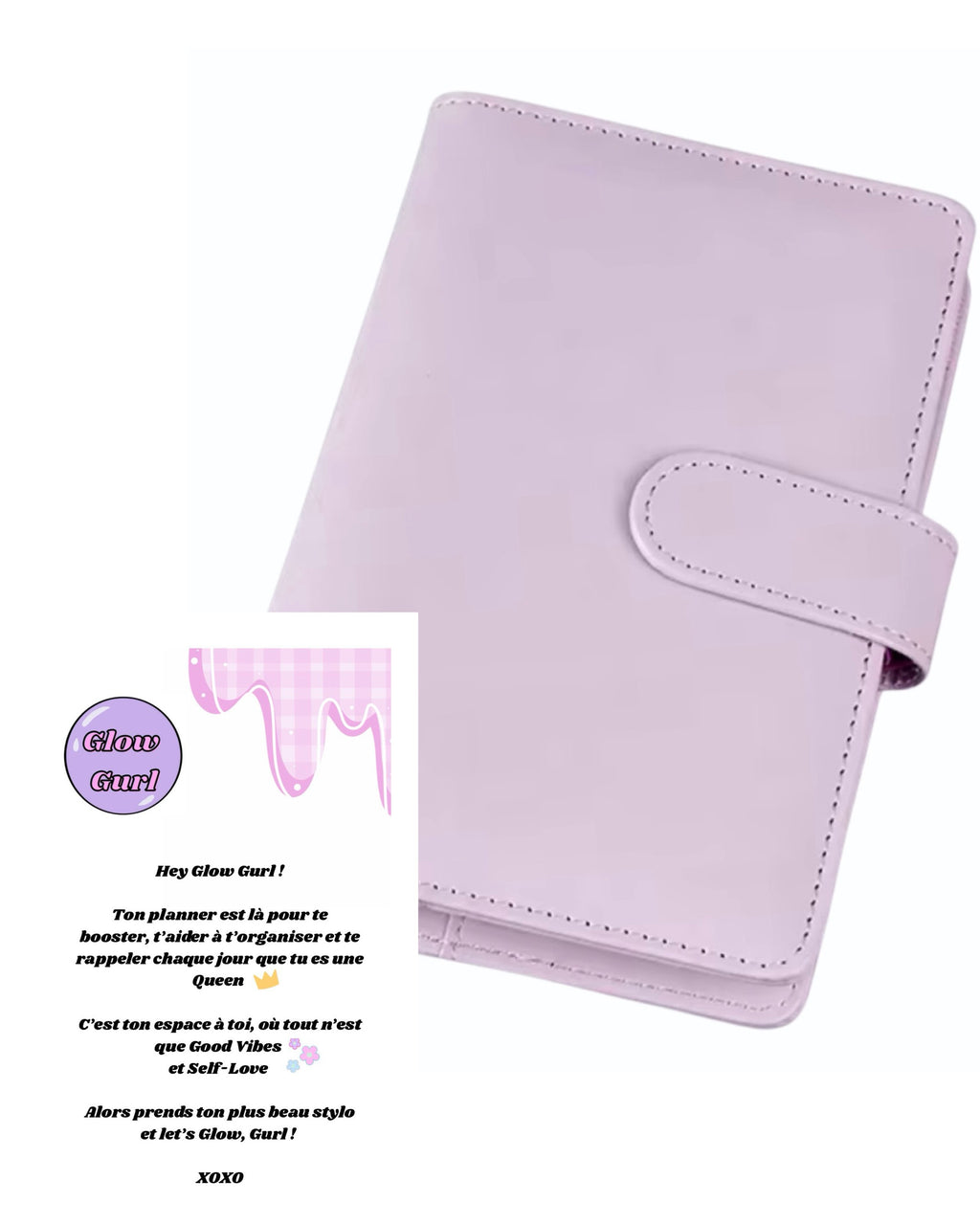 Édition GPL-1 - Planner Soft Purple / Pages en Rose