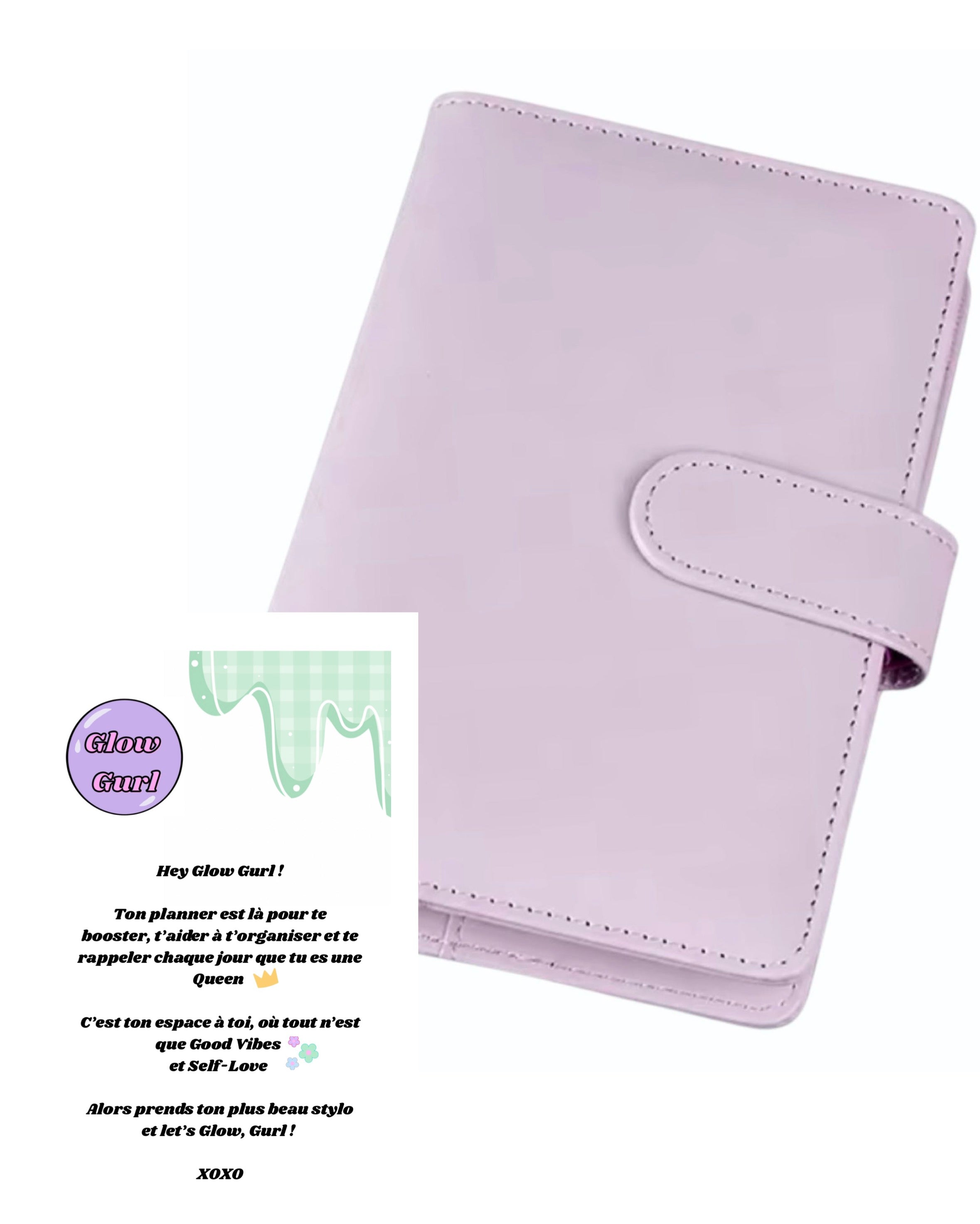 Édition GPL-1 - Planner Soft Purple / Pages en Vert