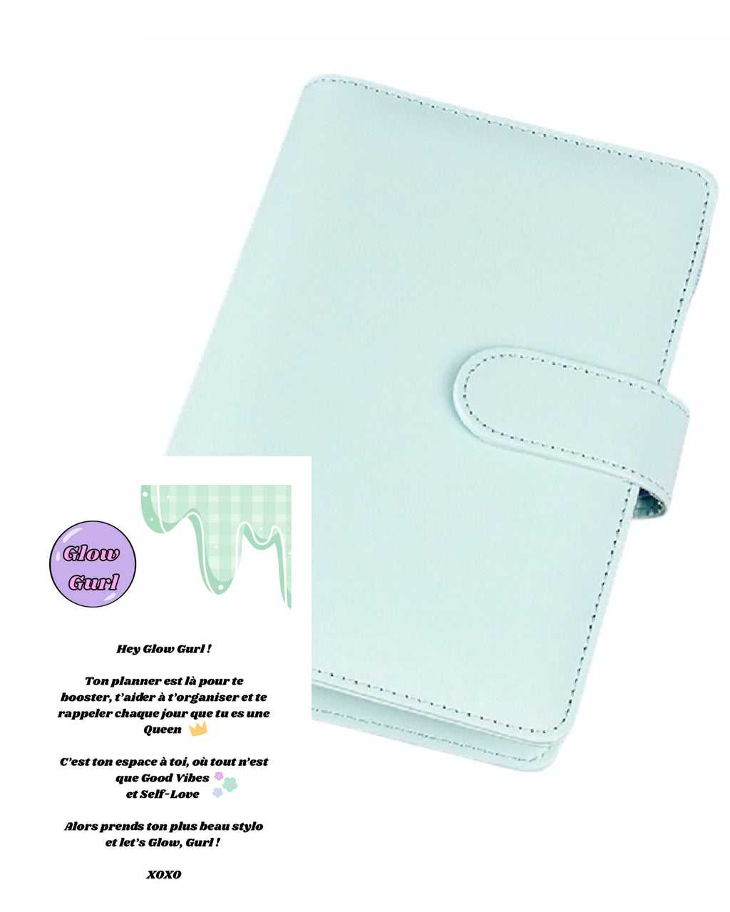 Édition GPL-1 - Planner Baby Blue / Pages en Vert