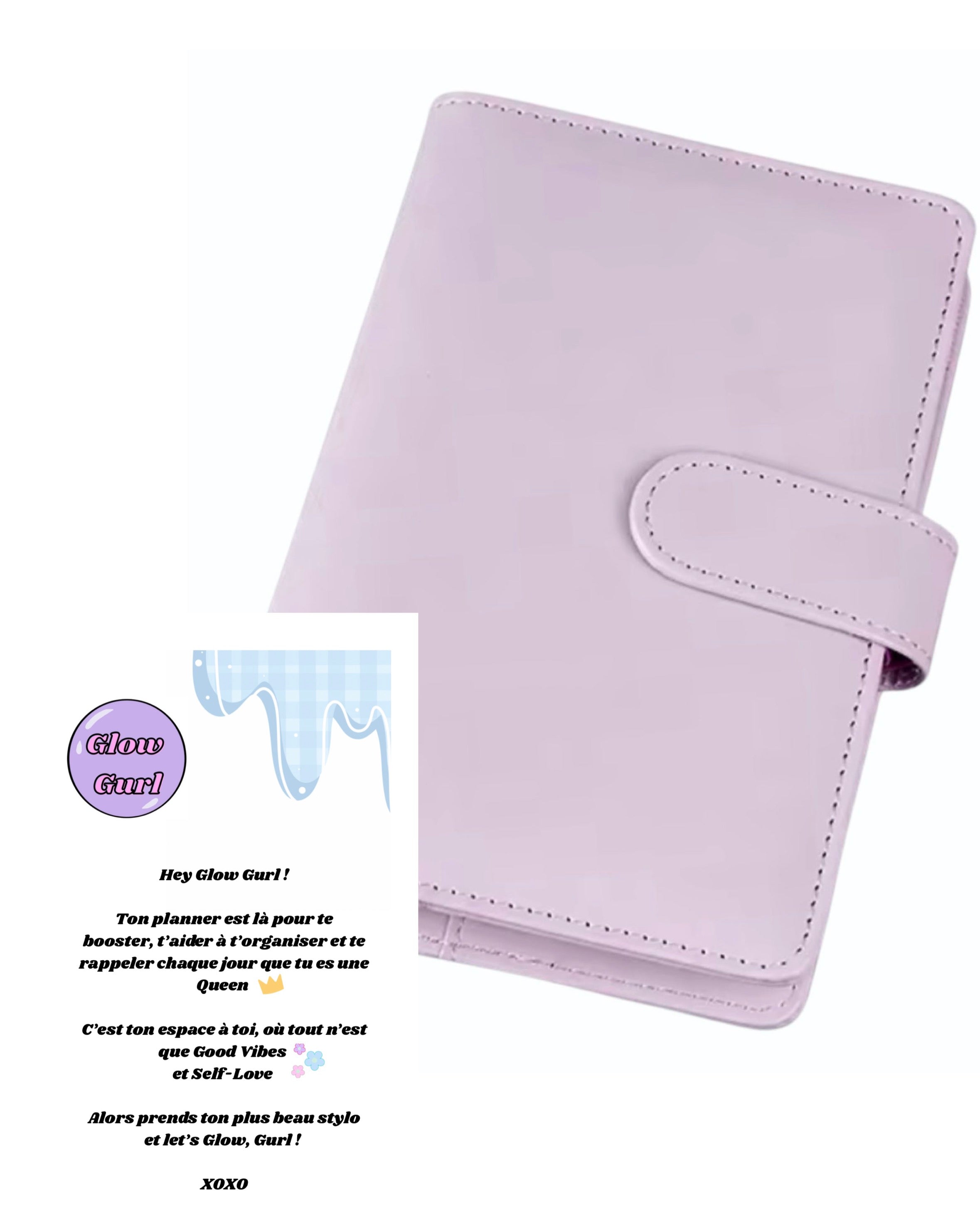Édition GPL-1 - Planner Soft Purple / Pages en Bleu