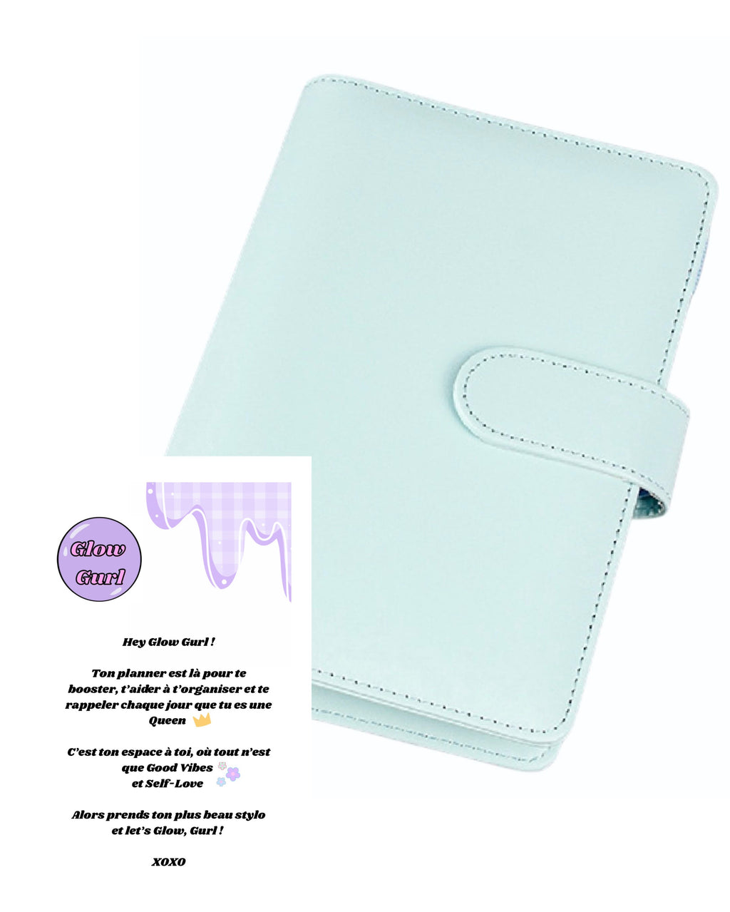 Édition Pré-Op - Planner Baby Blue / Pages en Violet