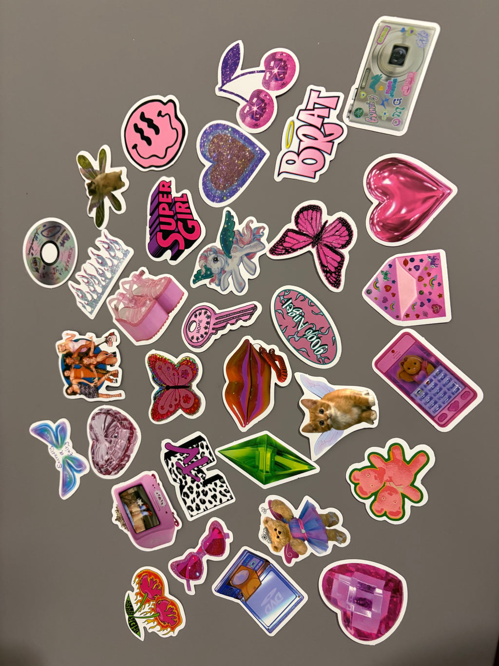 💌 XOXO GG — Lot de 20 stickers premium aléatoires