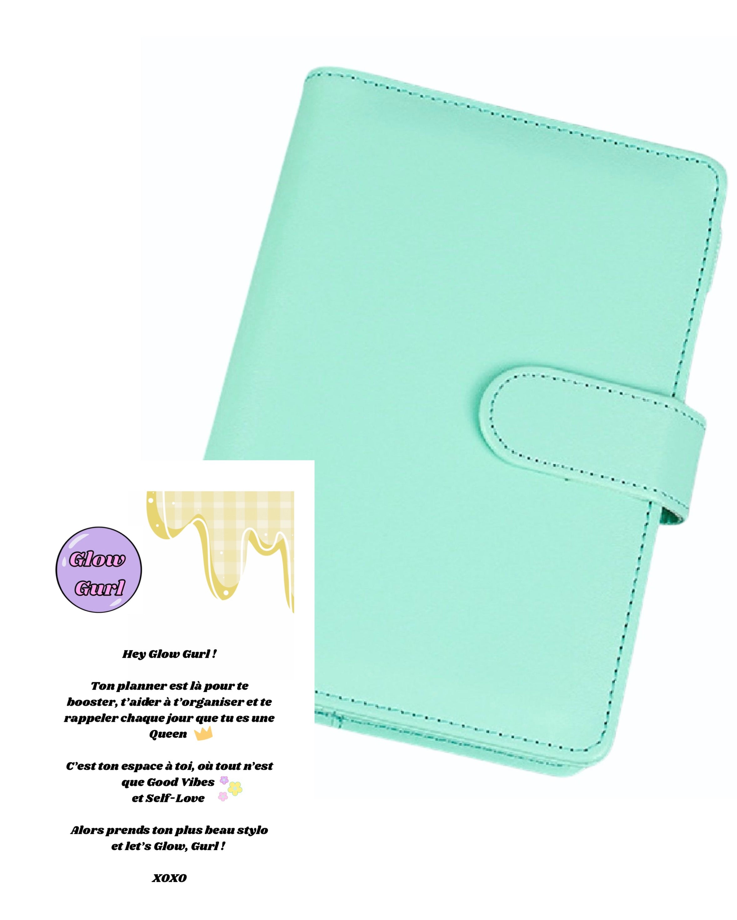 Édition GPL-1 - Planner Green Mint / Pages en Jaune