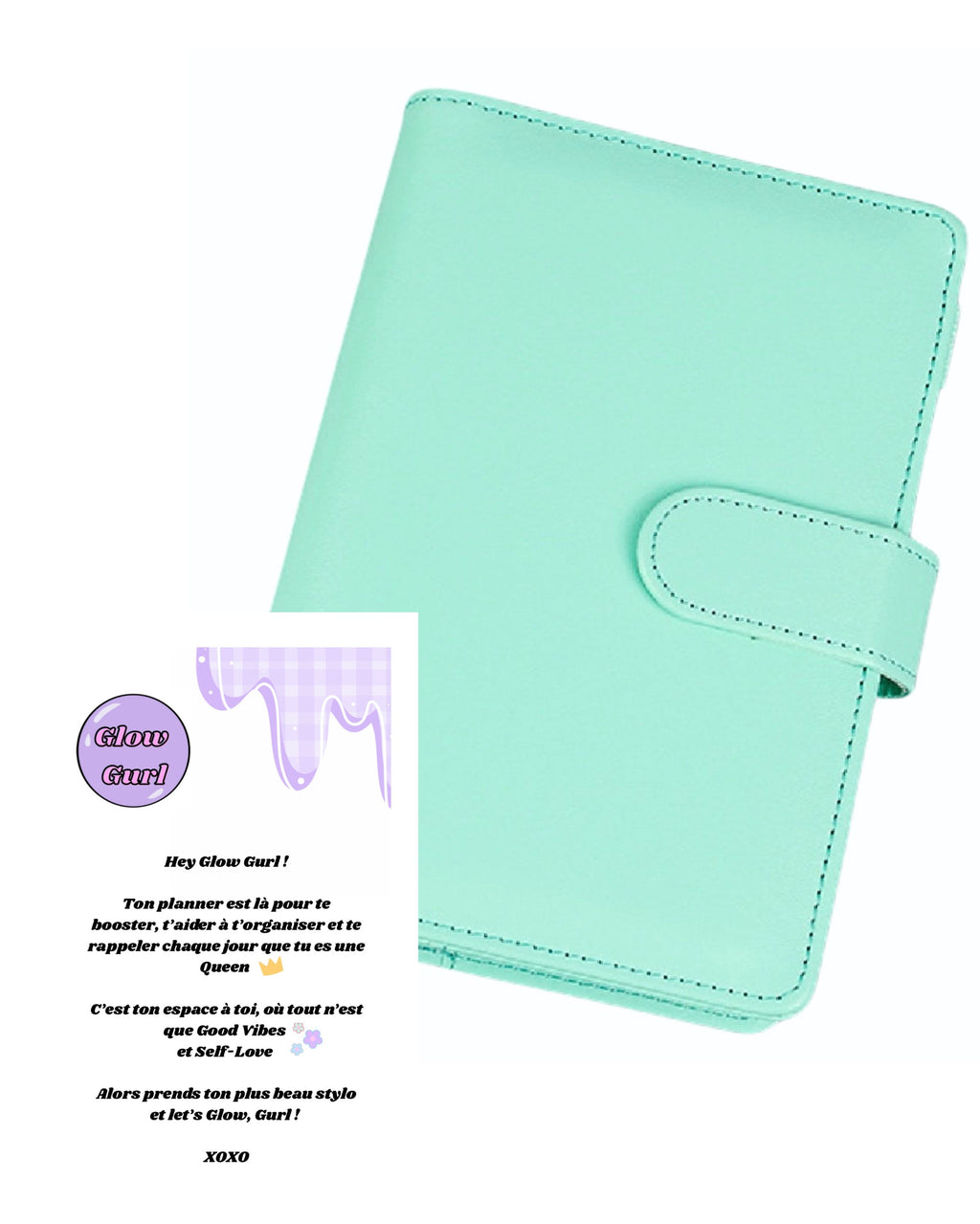 Édition GPL-1 - Planner Green Mint / Pages en Violet