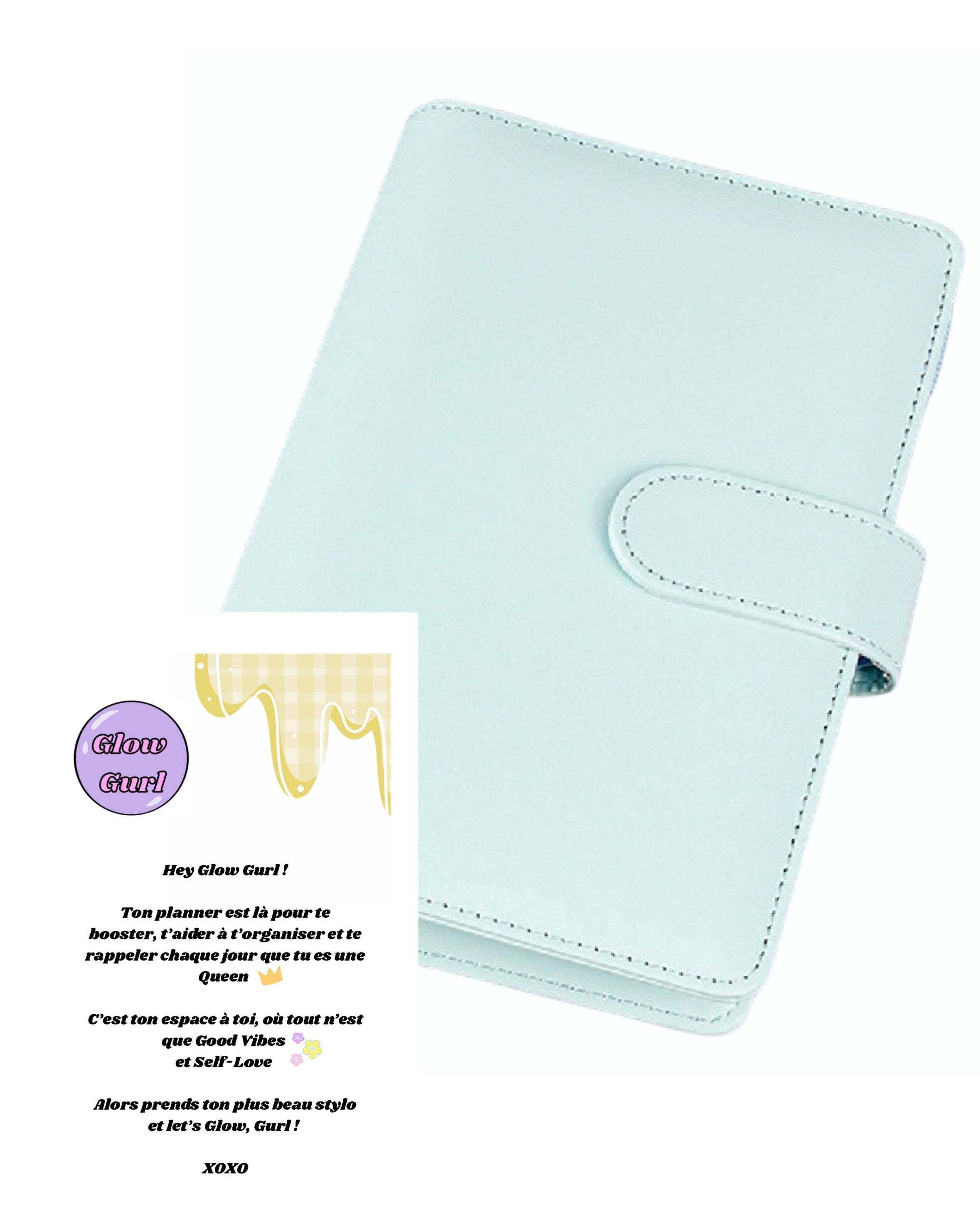 Édition GPL-1 - Planner Baby Blue / Pages en Jaune