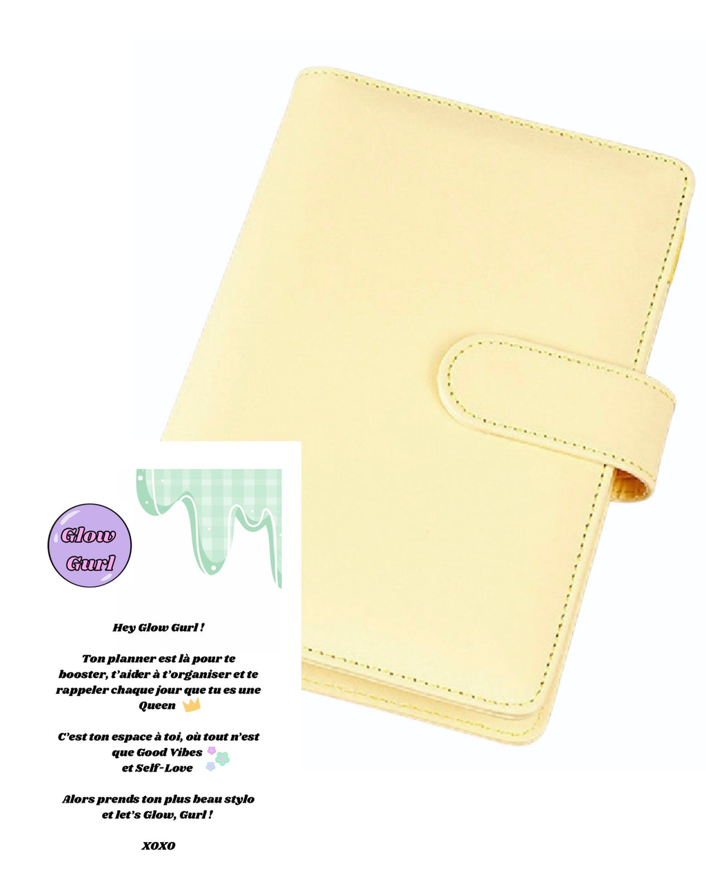Édition GPL-1 - Planner Butter Yellow / Pages en Vert