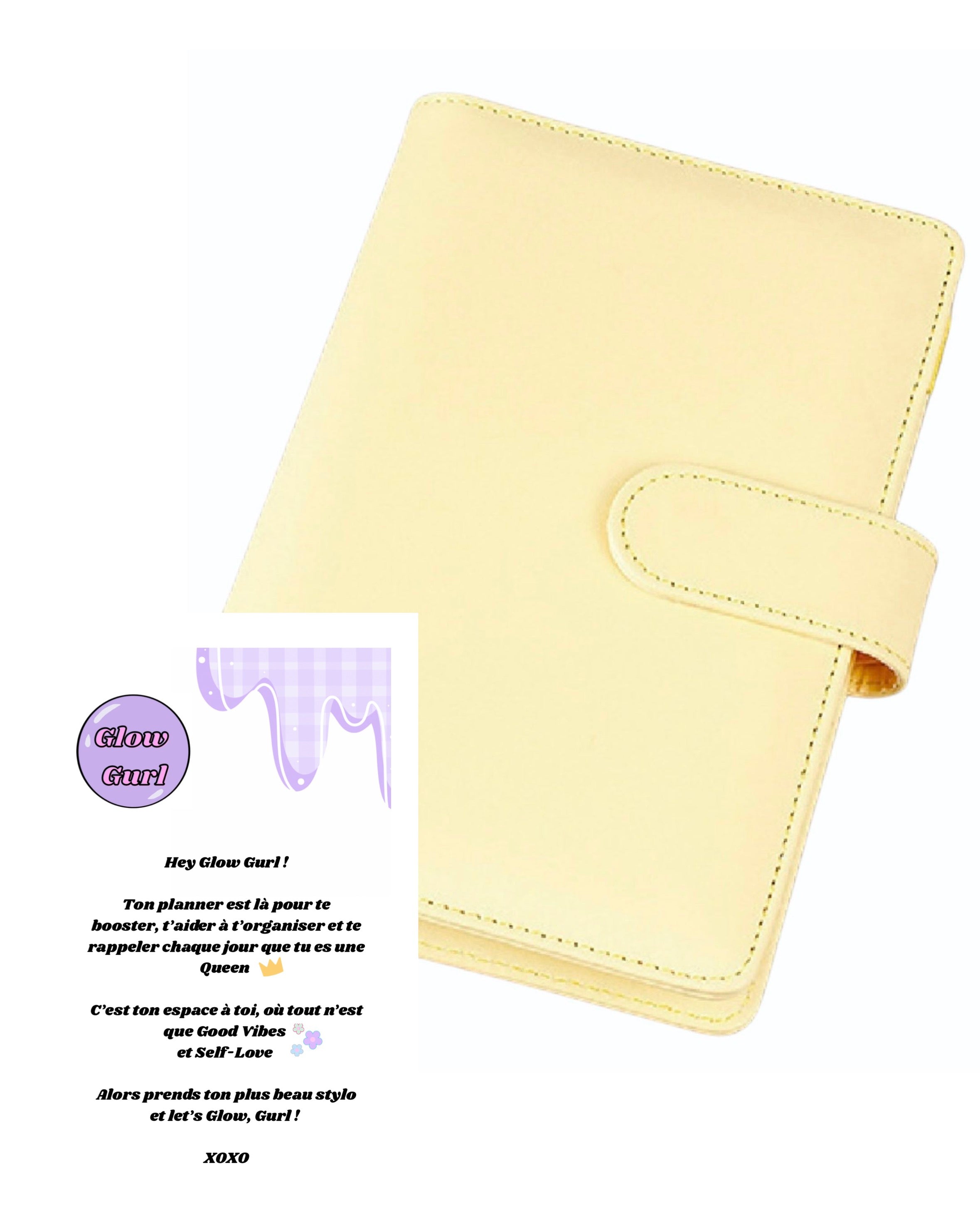 Édition GPL-1 - Planner Butter Yellow / Pages en Violet