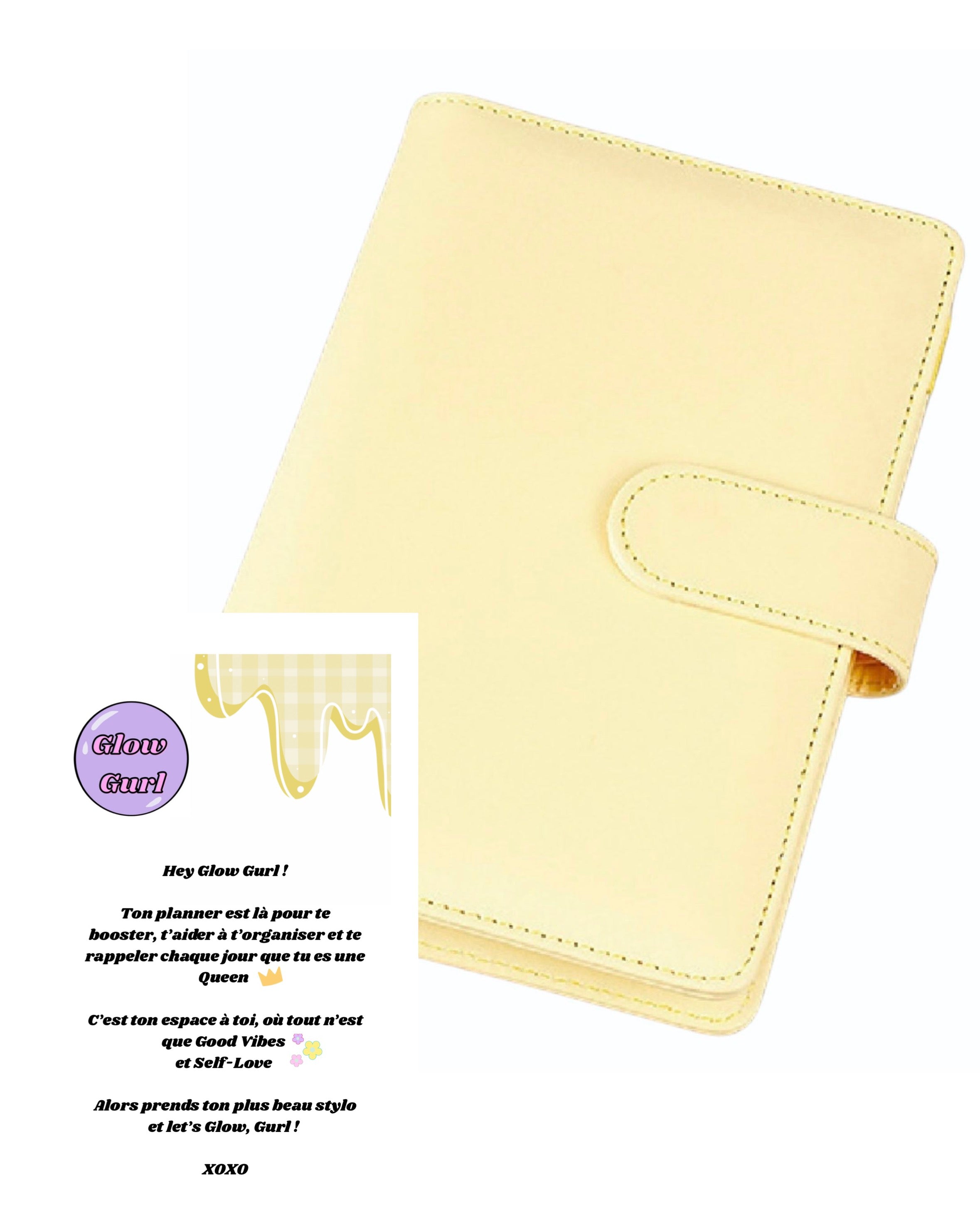 Édition GPL-1 - Planner Butter Yellow / Pages en Jaune