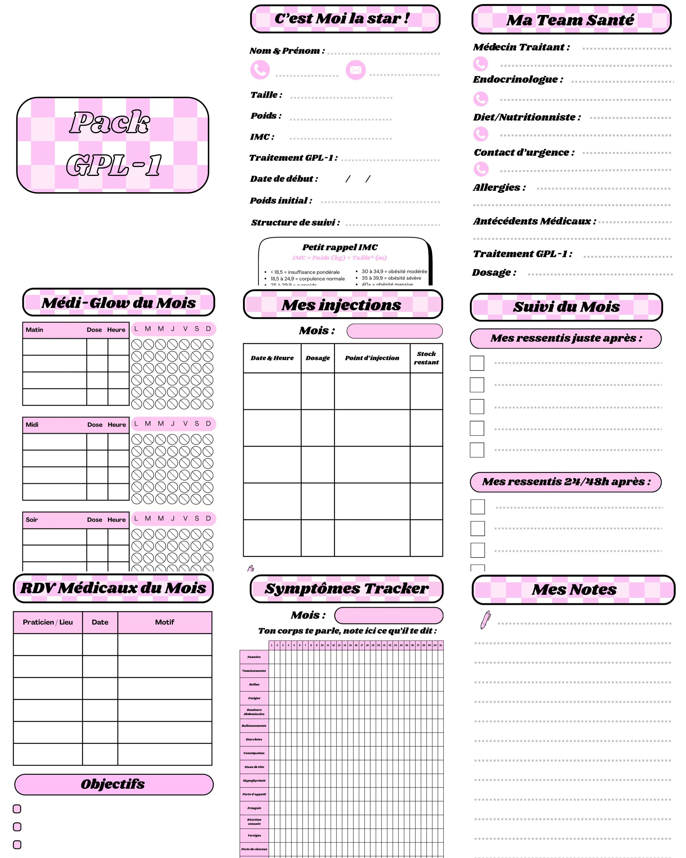 Pack GPL-1💛 - Rose