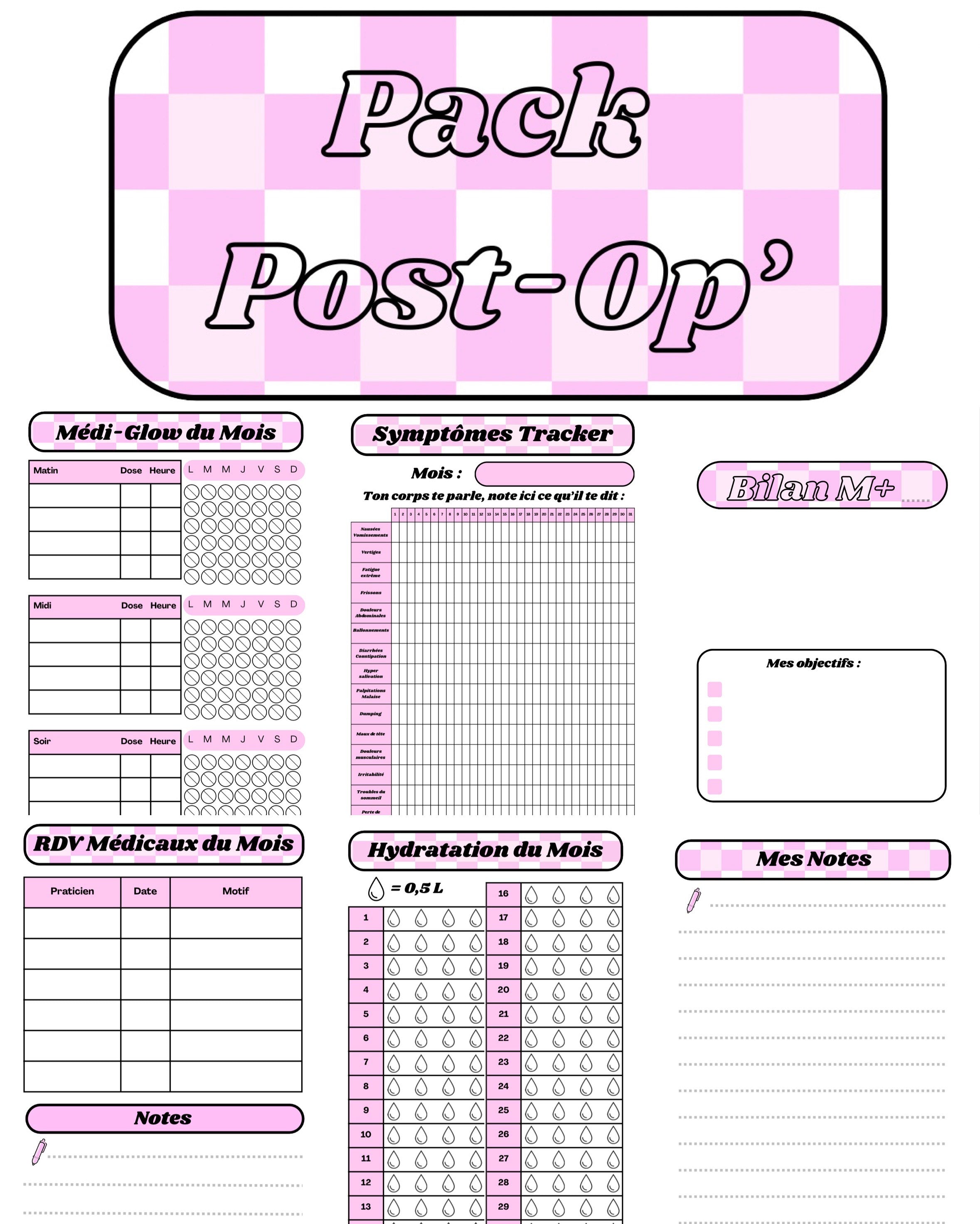 Pack Post-Op🩷 - Rose