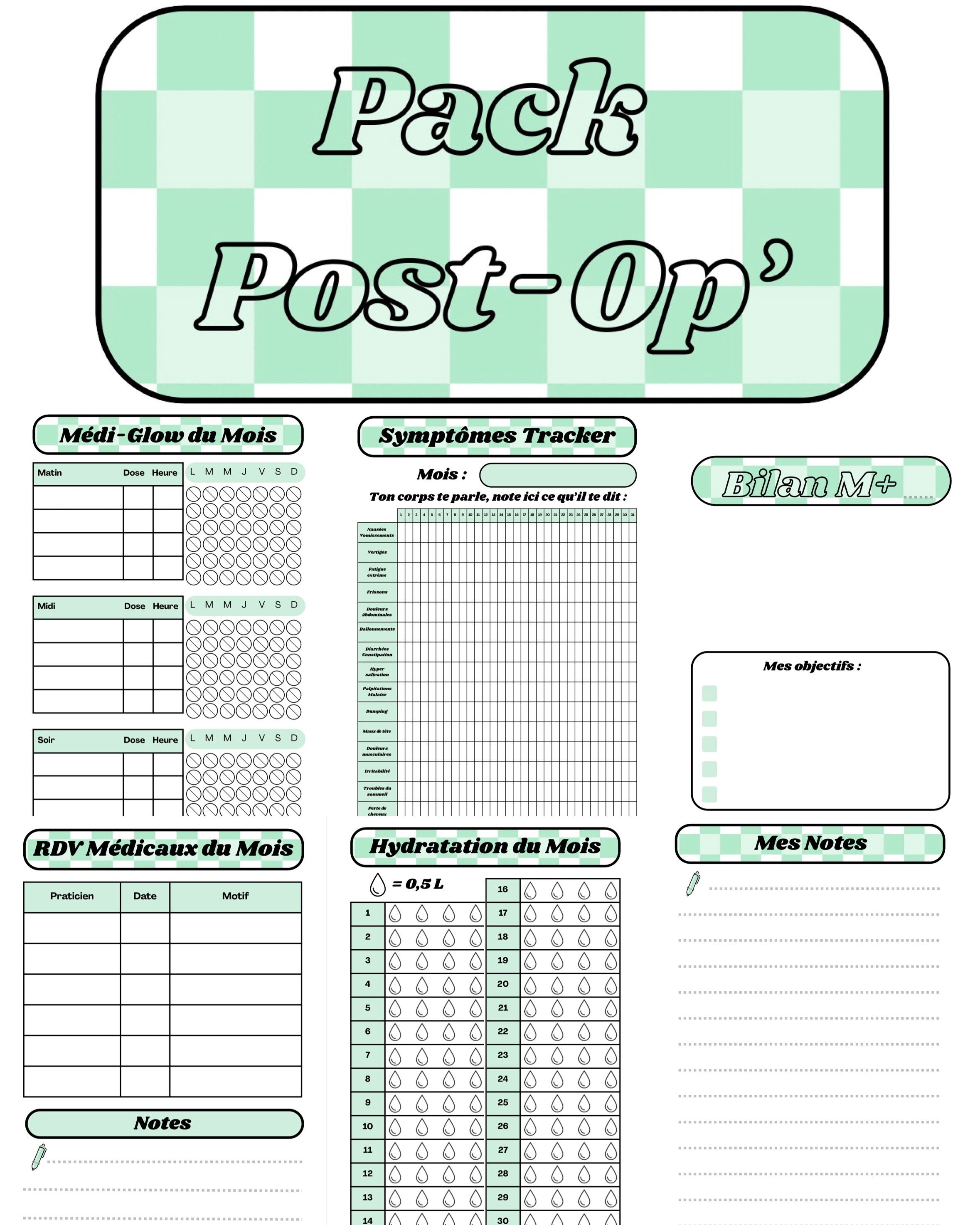 Pack Post-Op🩷 - Vert