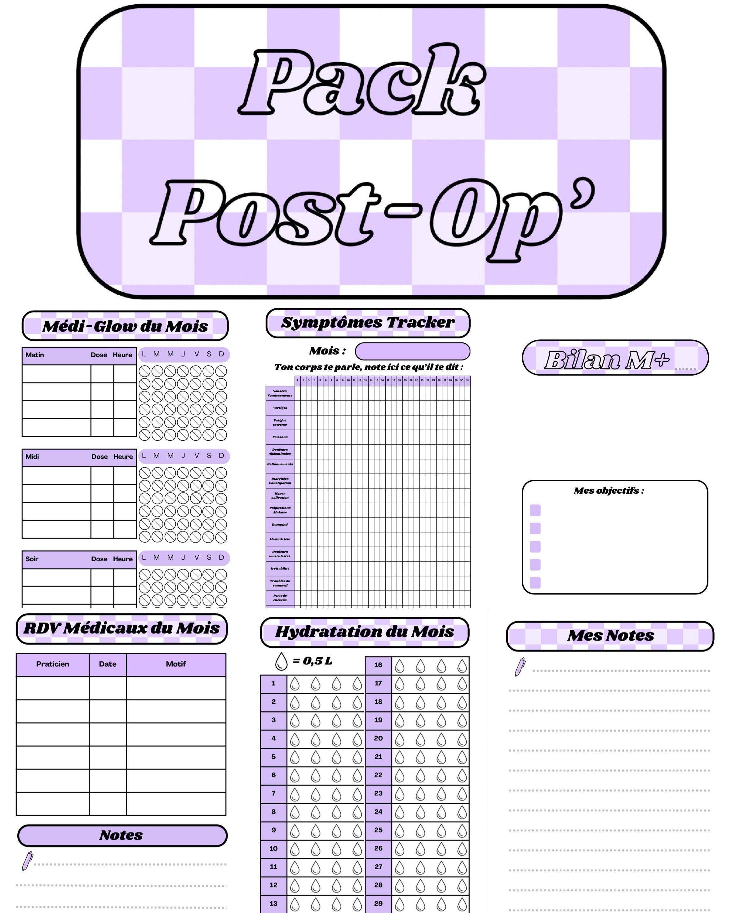 Pack Post-Op🩷 - Violet
