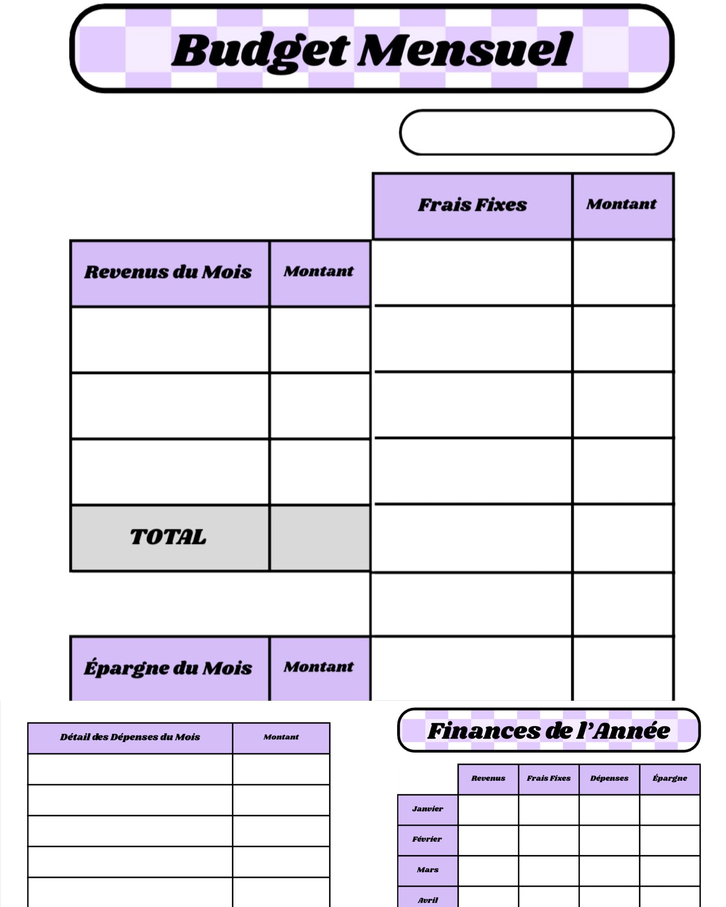 Pack Budget 💰- Violet