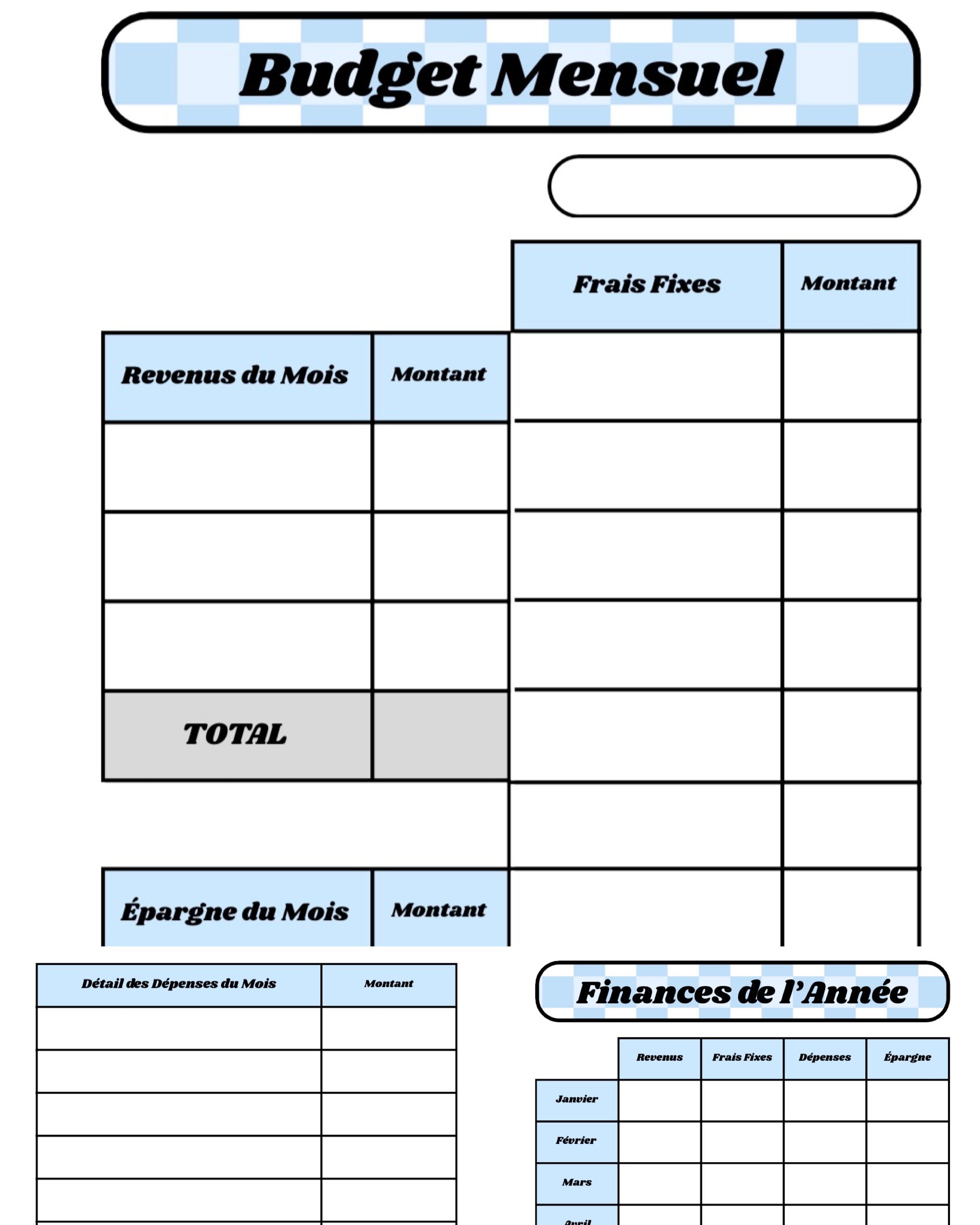 Pack Budget 💰- Bleu